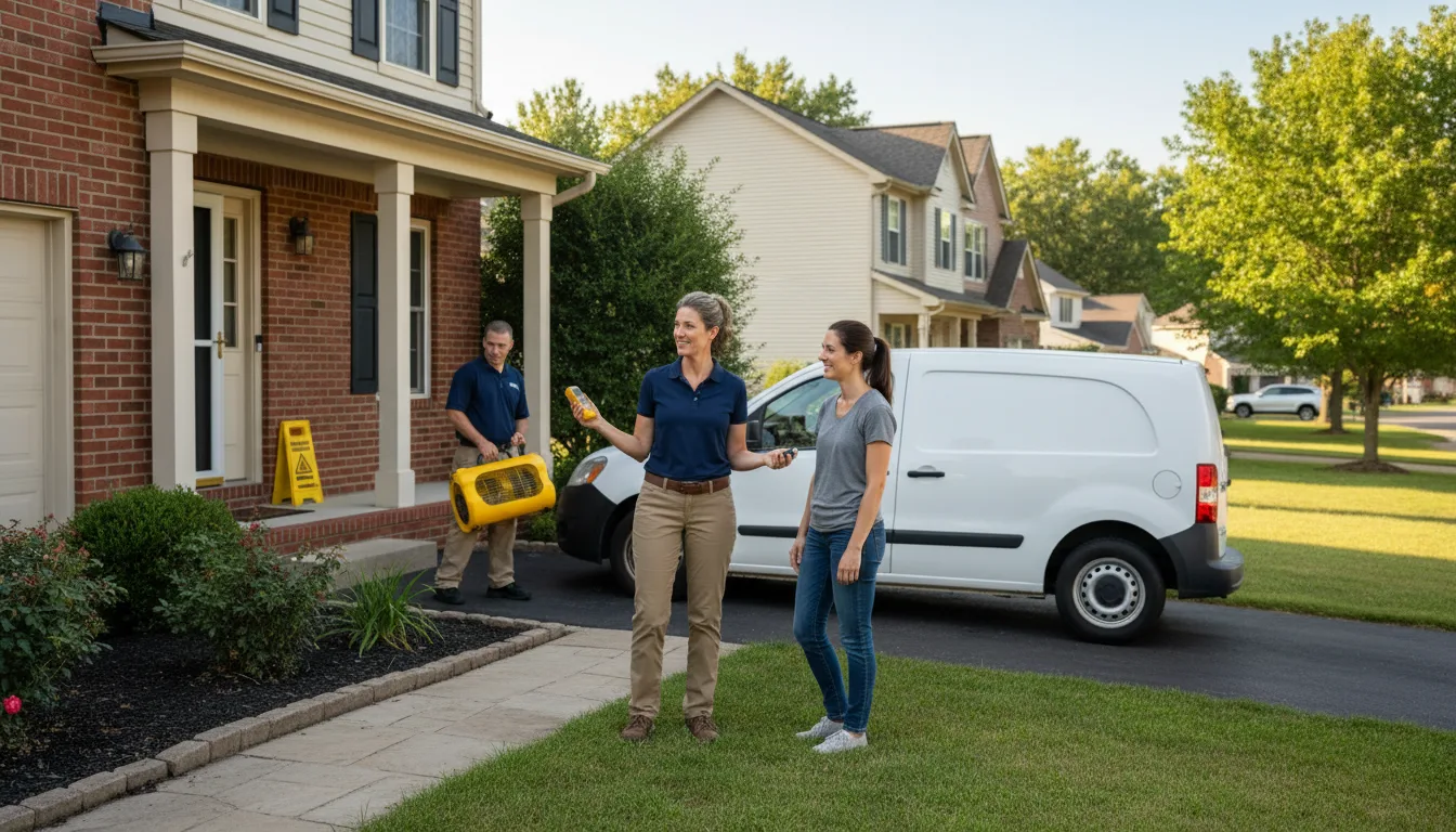 Residential water damage restoration in Ellsworth, NE